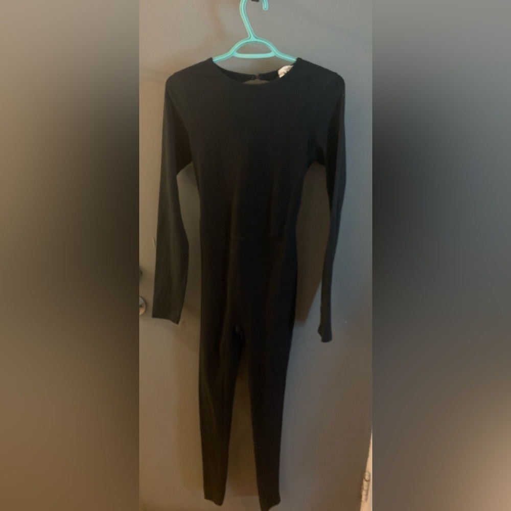 Revolve Lna Long‎ Sleeve Jumpsuit black backless